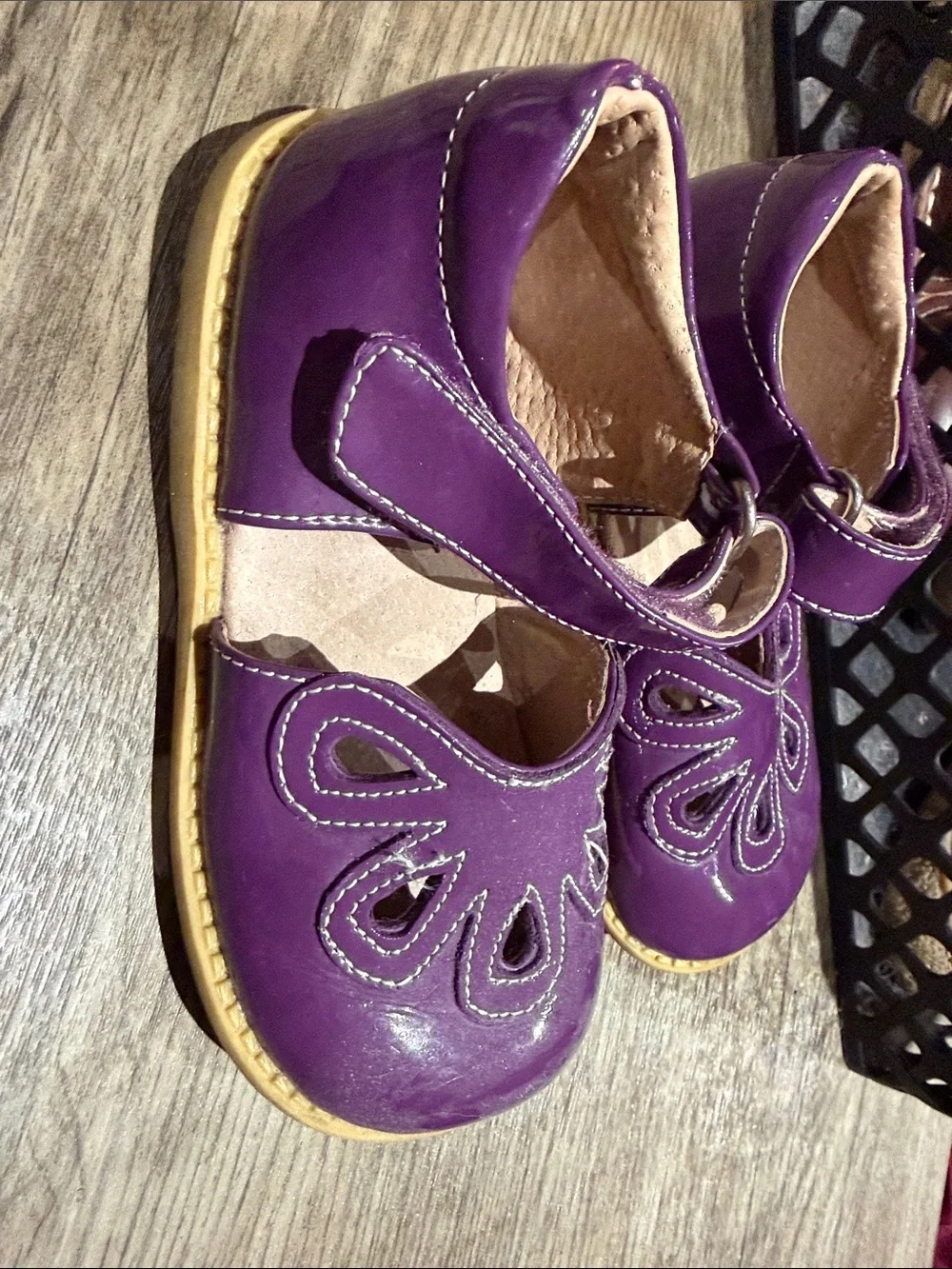 Livie & Luca Purple Patent Mary Jane Shoes
